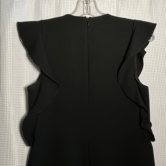Zara Black Ruffle Mini Dress - Picture 4 of 5